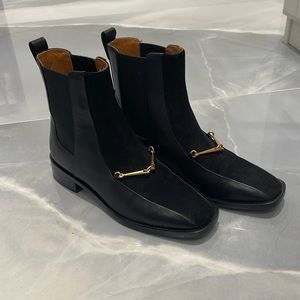 Tory Burch Equestrian Link Chelsea Booties